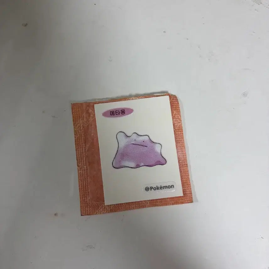 [BUNJANG] Pokemon Ditto 30th Anniversary 1996 Sealed Sticker Sheet / 포켓몬 메타몽 띠부씰 30주년 1996 미개봉