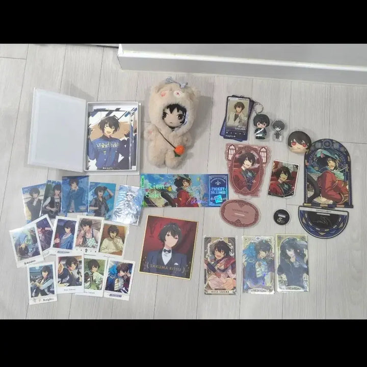 [BUNJANG] Ensemble Stars! Ritsu Acrylic Plush, Postcard, PASHACLEA, Corotto Bundle Set / 앙스타 앙상블스타즈 리츠 굿즈 아크릴 누이 엽서 파샤 클리어카드 코롯토