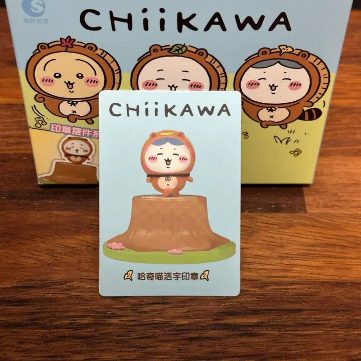 [BUNJANG] Cheekawaii Tanuki Stamp Figure Hachiware / 치이카와 너구리 스탬프 피규어 하치와레