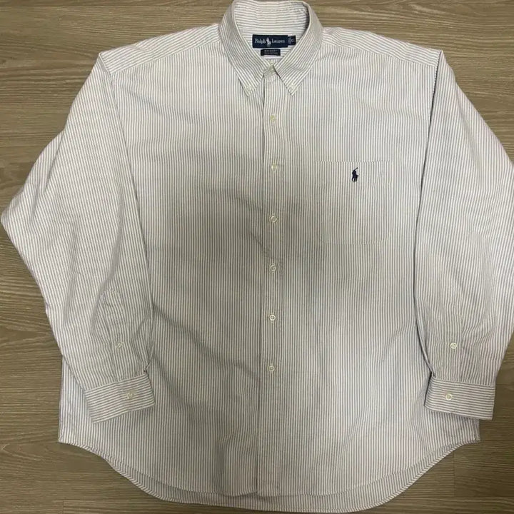 [BUNJANG] Polo Ralph Lauren Big Shirt Candy Stripe / [XL] 폴로 빅 셔츠 (캔디 스트라이프)