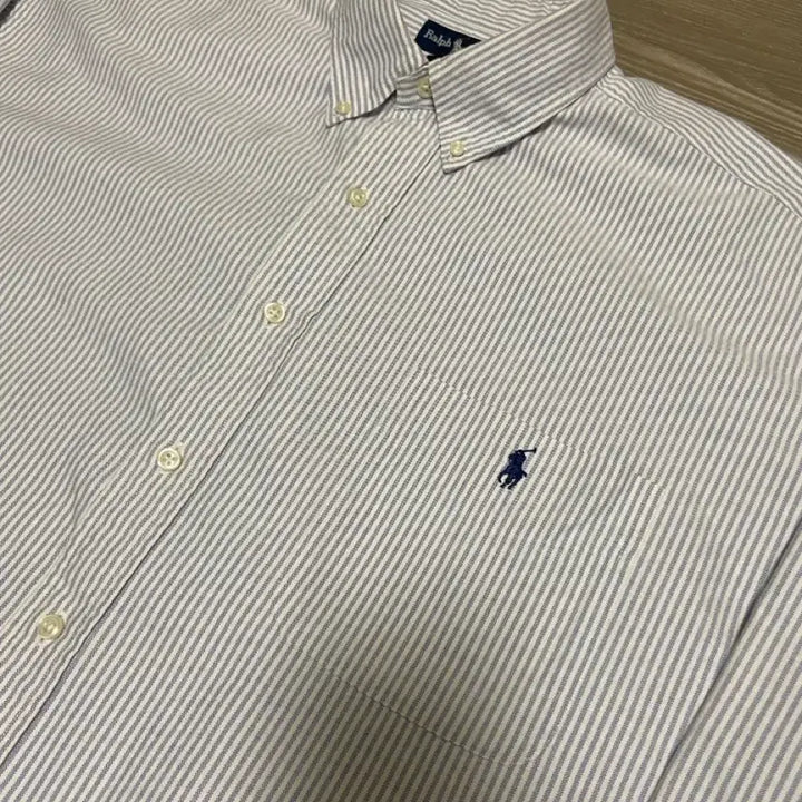 [BUNJANG] Polo Ralph Lauren Big Shirt Candy Stripe / [XL] 폴로 빅 셔츠 (캔디 스트라이프)