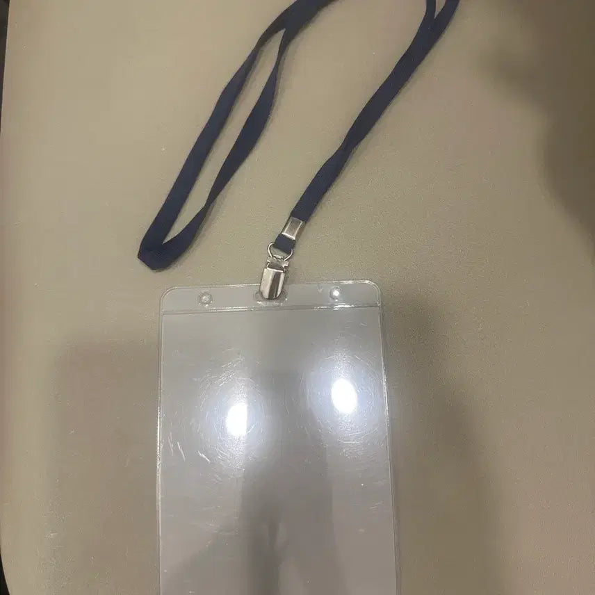 [BUNJANG] Name Tag Lanyard with Card Holder / 명찰 목걸이 사원증 케이스 홀더