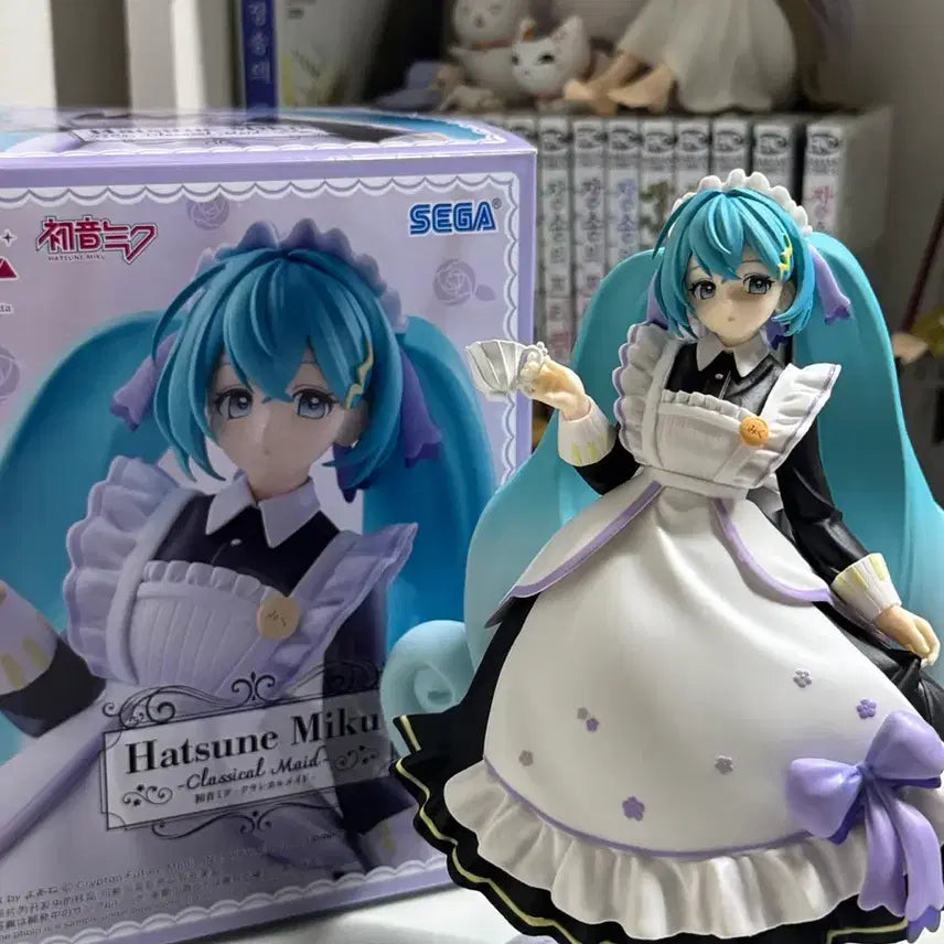 [BUNJANG] Sega Luminasta Classical Maid Miku Figure Unsealed / 세가 루미나스타 클래시컬 메이드 미쿠 피규어 개봉