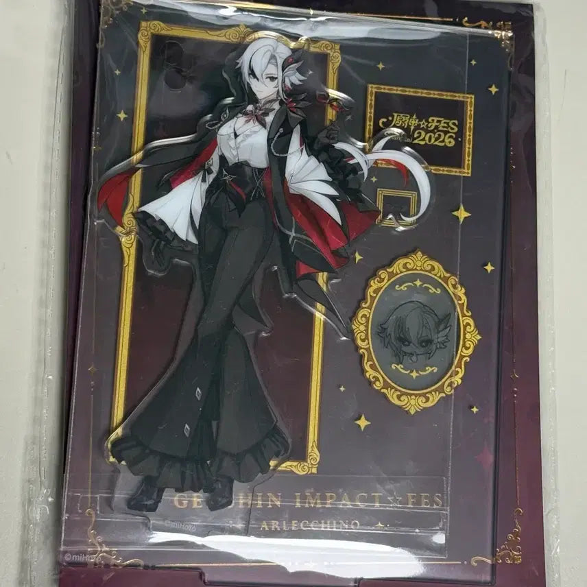 [BUNJANG] Genshin Impact Arlecchino Acrylic Stand / 원신 fes 2026 아를레키노 아크릴 스탠드