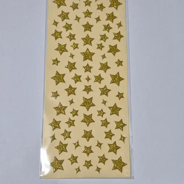 [BUNJANG] Classic Glitter Star Stickers / 고전 반짝별 스티커