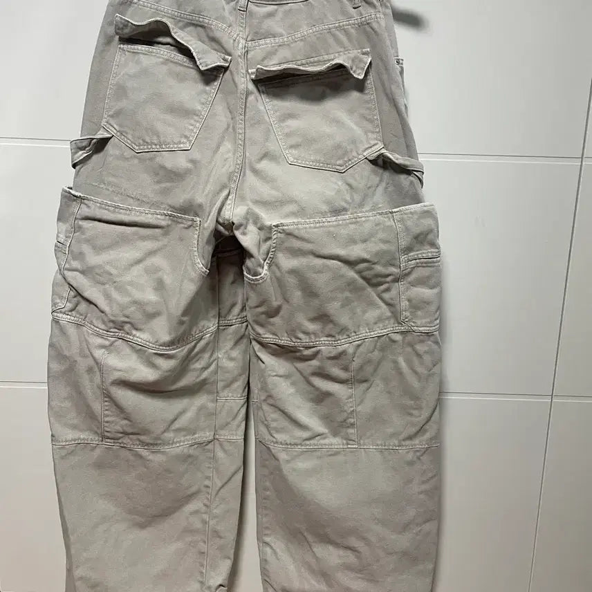 [BUNJANG] Nonnode Double Knee Trousers Beige Size 2 / 논노드 더블니 베이지 2사이즈