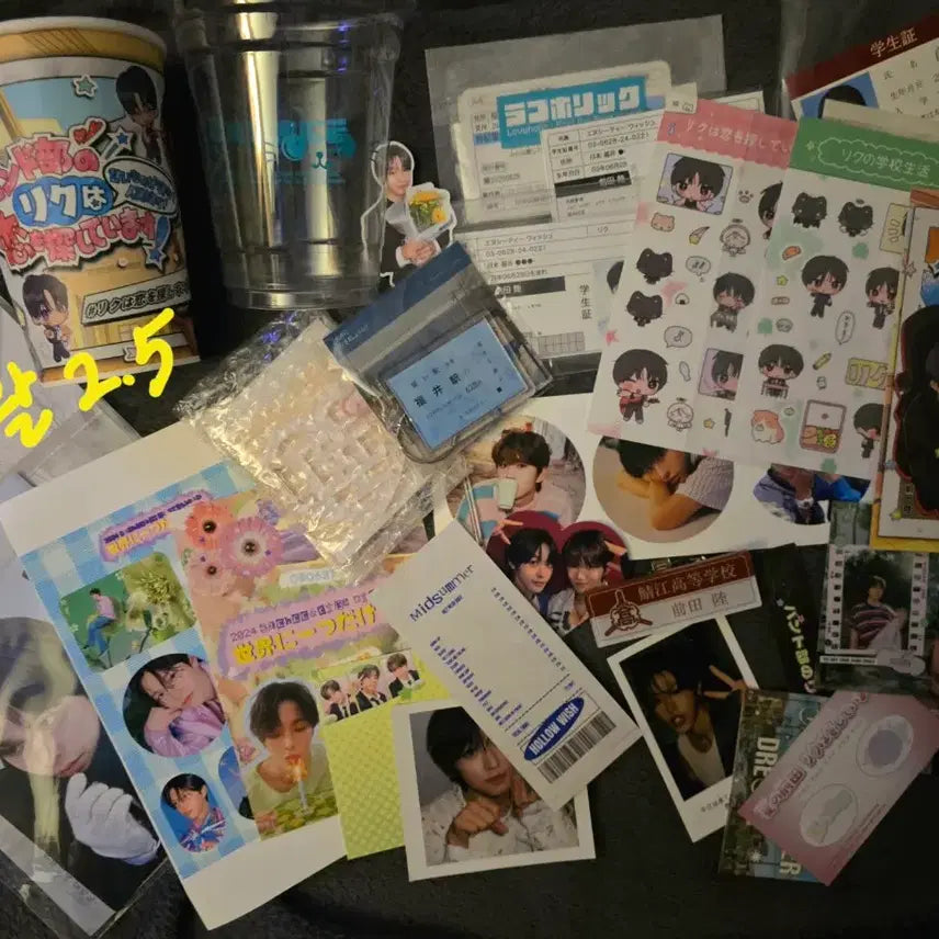 [BUNJANG] NCT WISH Riku Yushi Birthday Cafe Unofficial Goods / 엔시티 위시 nct wish 리쿠 유우시 생카 생일카페 비공굿