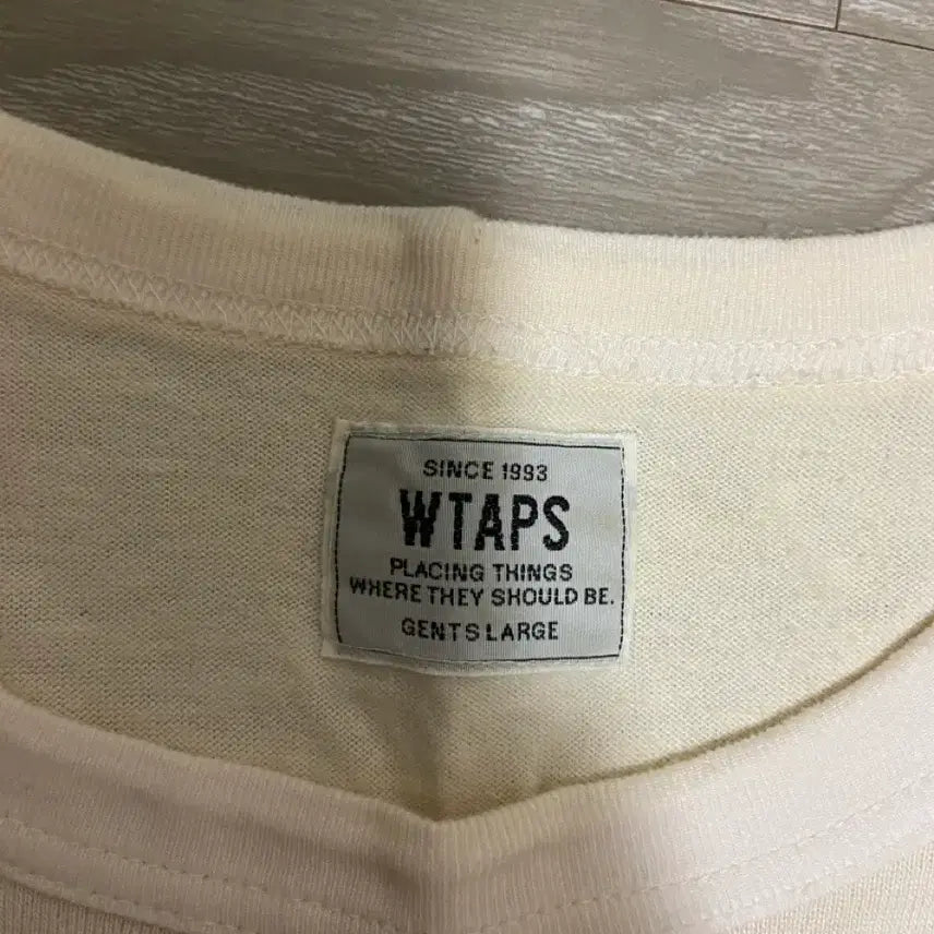 [SOLD OUT] [L] WTAPS 3/4 슬리브 T