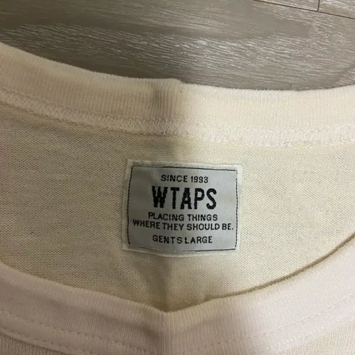[SOLD OUT] [L] WTAPS 3/4 슬리브 T