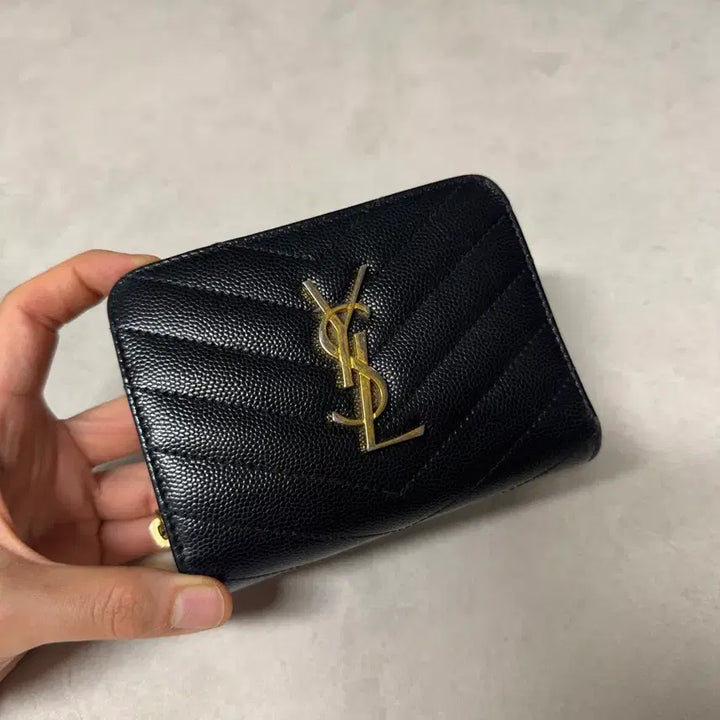 [BUNJANG] Saint Laurent Monogram Bifold Wallet / 생로랑 모노그램 반지갑