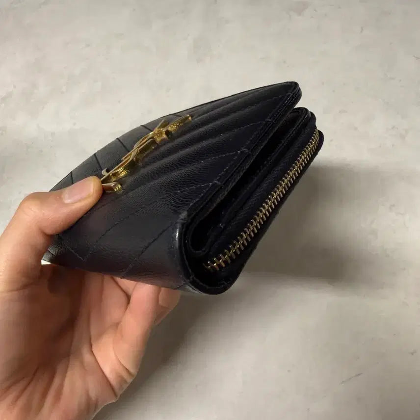[BUNJANG] Saint Laurent Monogram Bifold Wallet / 생로랑 모노그램 반지갑