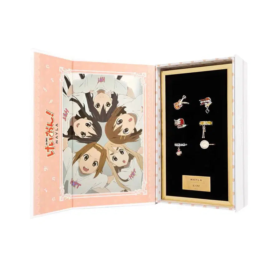 [BUNJANG] K-ON! MAYLA Collaboration Ring Set (Damaged) / 케이온 MAYLA 링/반지 콜라보 세트(하자상품)