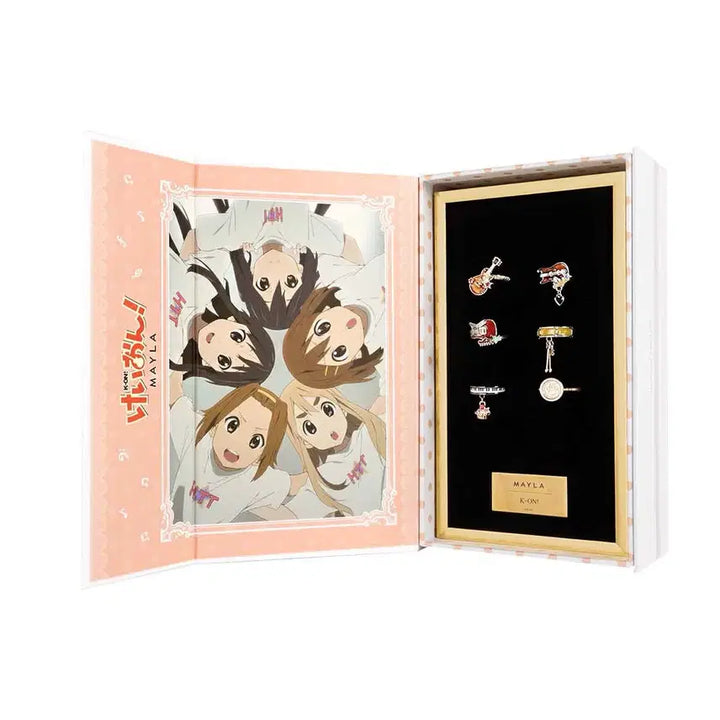 [BUNJANG] K-ON! MAYLA Collaboration Ring Set (Damaged) / 케이온 MAYLA 링/반지 콜라보 세트(하자상품)