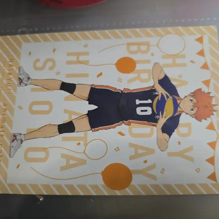 [BUNJANG] Haikyuu!! Hinata Shoyo Birthday Card &amp; Korota / 하이큐 히나타 생일 카드 및 코로타 팝니다.