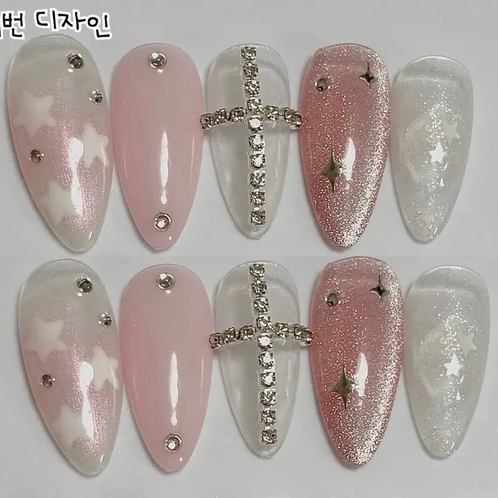 [BUNJANG] Magnetic Gel Handmade Nail Tips / 자석젤 수제네일팁