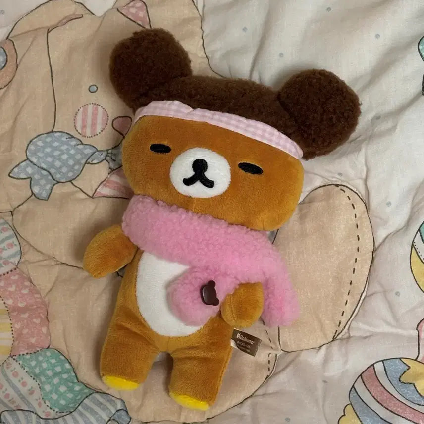 [BUNJANG] Vintage Rilakkuma Strawberry Apollo Plush Doll / 고전 빈티지 초코딸기 아폴로 리락쿠마 인형