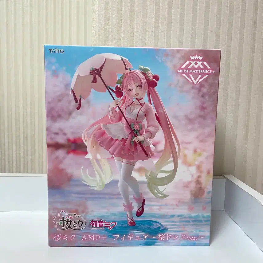 [BUNJANG] Hatsune Miku Sakura Cherry Blossom TAITO AMP+ Figure (Sealed) / [미개봉] 하츠네 미쿠 사쿠라 벚꽃 타이토 AMP+ 피규어