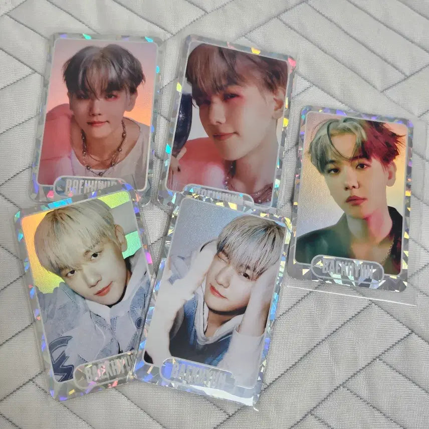 [BUNJANG] EXO Baekhyun Kream Soda Special Photocard Set / 엑소 백현 크림소다 스페셜 트레카 5종