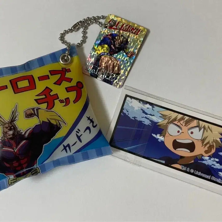 [BUNJANG] My Hero Academia All Might, Bakugo Universal Studios Japan Hero Potato Chip Keychain / 나히아 올마이트 usj 유니버셜 히로아카 히어로감자칩 키링 바쿠고
