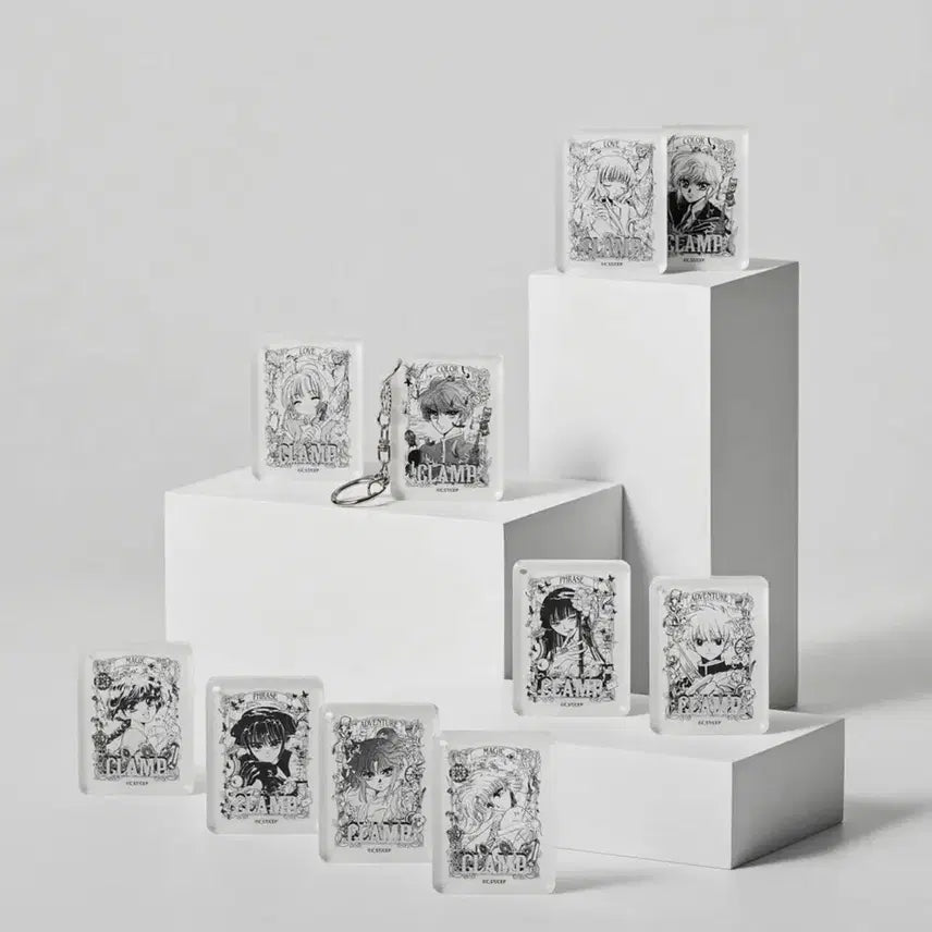 [BUNJANG] CLAMP Musinsa Acrylic Keyring Complete Set / 클램프 무신사 아크릴 키링 컴플릿 세트