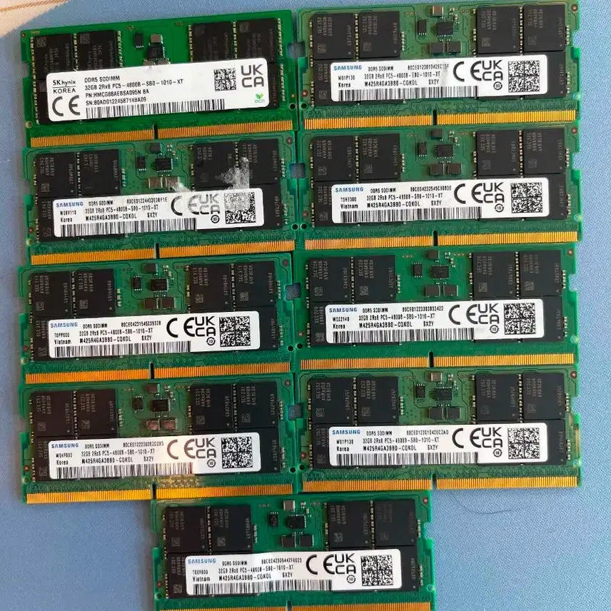 [BUNJANG] Samsung SK Hynix DDR5 32GB RAM (5600MHz &amp; 4800MHz) / 노트북용 삼성 SK하이닉스 DDR5 32GB 5600&amp;4800램