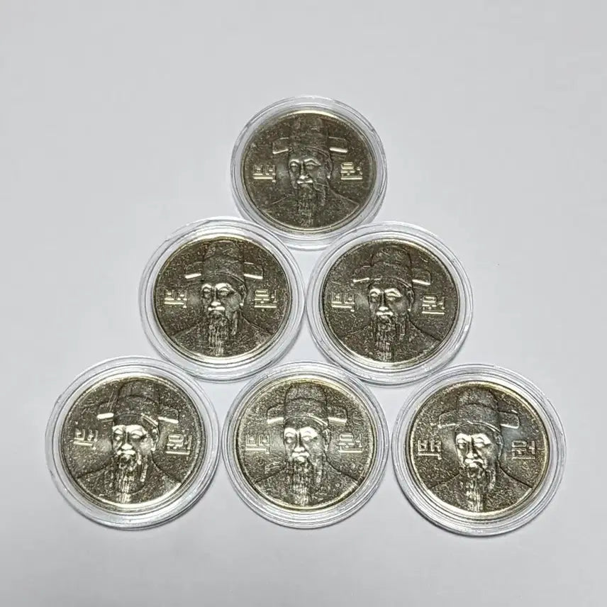 [BUNJANG] 2011 100 Won Coin Bundle Set (Unused) / 2011년 100원 동전 (미사용)     6개 일괄