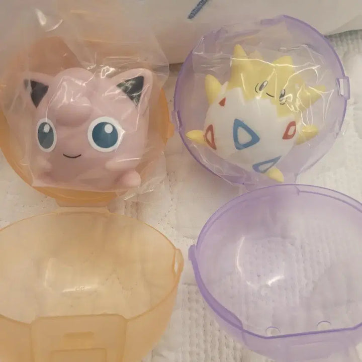 [BUNJANG] Pokemon Jigglypuff / Togepi Capsule Figure Set / 포켓몬스터 푸린/토게피 캡슐 피규어 세트