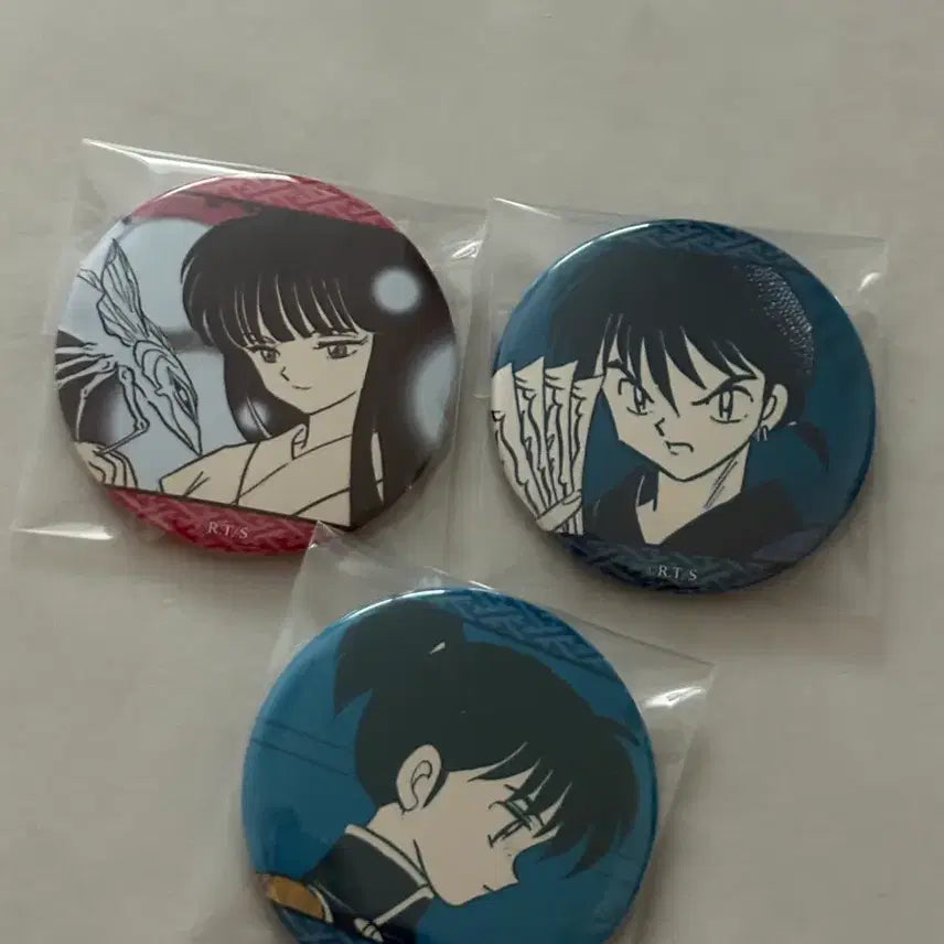 [BUNJANG] Inuyasha Cell Drawing Kikyō Can Badge / 이누야샤 원화 캔뱃지 키쿄우