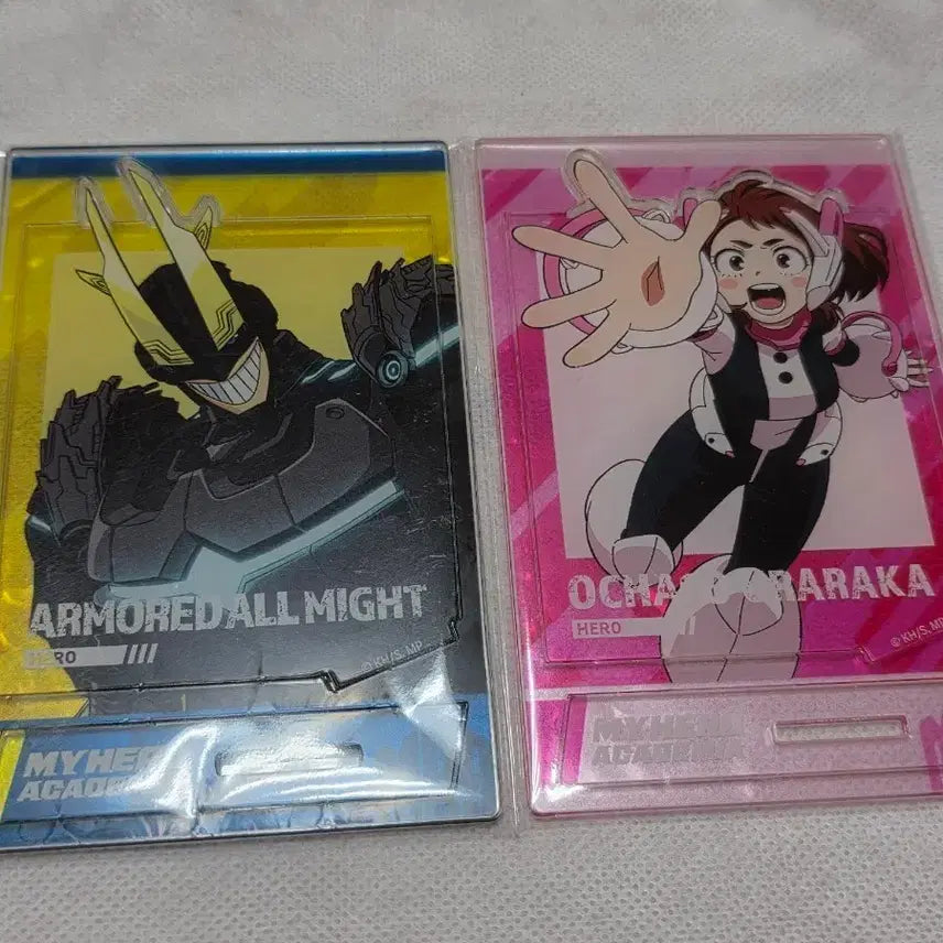 [BUNJANG] My Hero Academia Photo Style Acrylic Standee Bundle Set (All Might, Ochaco Uraraka) / [일괄] 히로아카 포토 스타일 아크릴 스탠드 (올마이트,우라라카 오챠코)