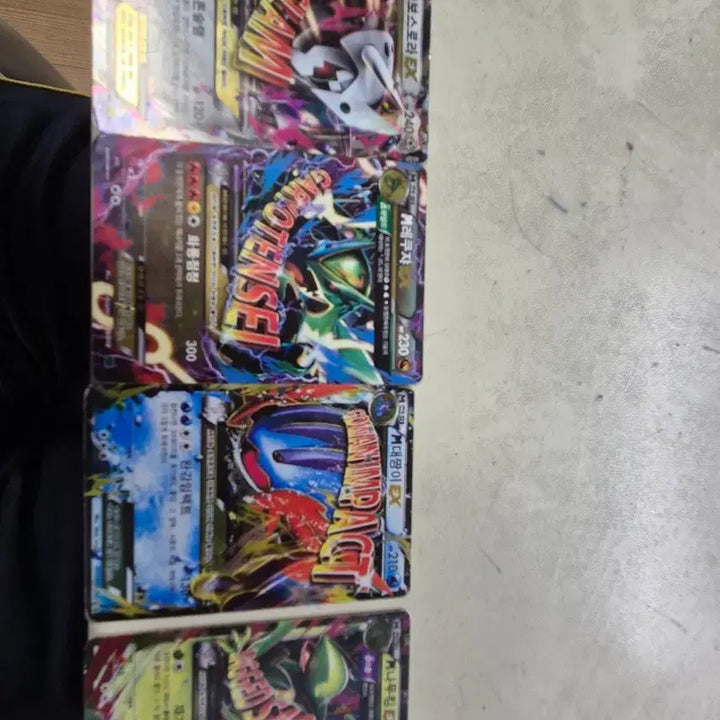 [BUNJANG] Pokemon EX Cards Bundle Set (Bo-Rora / Rayquaza, etc.) / 포켓몬 EX 메가 레쿠쟈 보스로라 대짱이 나무킹