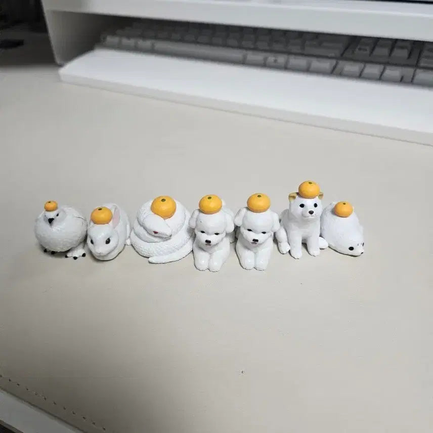 [BUNJANG] Mochinimal Orange Gacha Figures Bundle Set / 모찌니멀 귤 가챠 피규어 일괄 판매