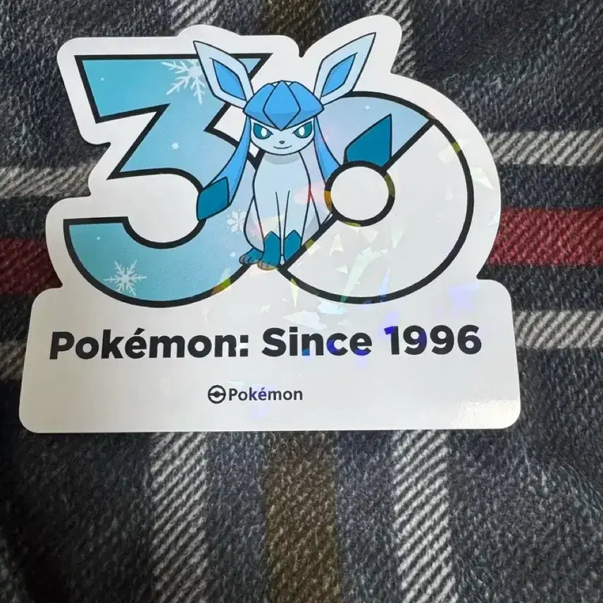 [BUNJANG] Pokemon 30th Anniversary Glaceon Pop-up Sticker / [판매] 포켓몬 30주년 글레이시아 팝업 스티커
