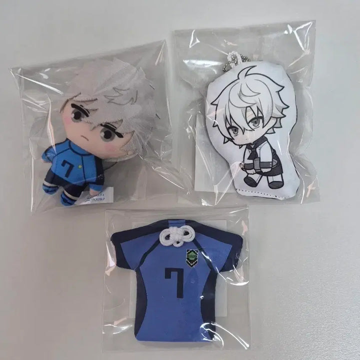 [BUNJANG] Blue Lock Nagi Seishiro Uniform Omamori Charm Cushion Keychain Plush Doll / 블루록 나기 블루록전 전시회 유니폼 오마모리 부적 쿠션 키링 인형 누이