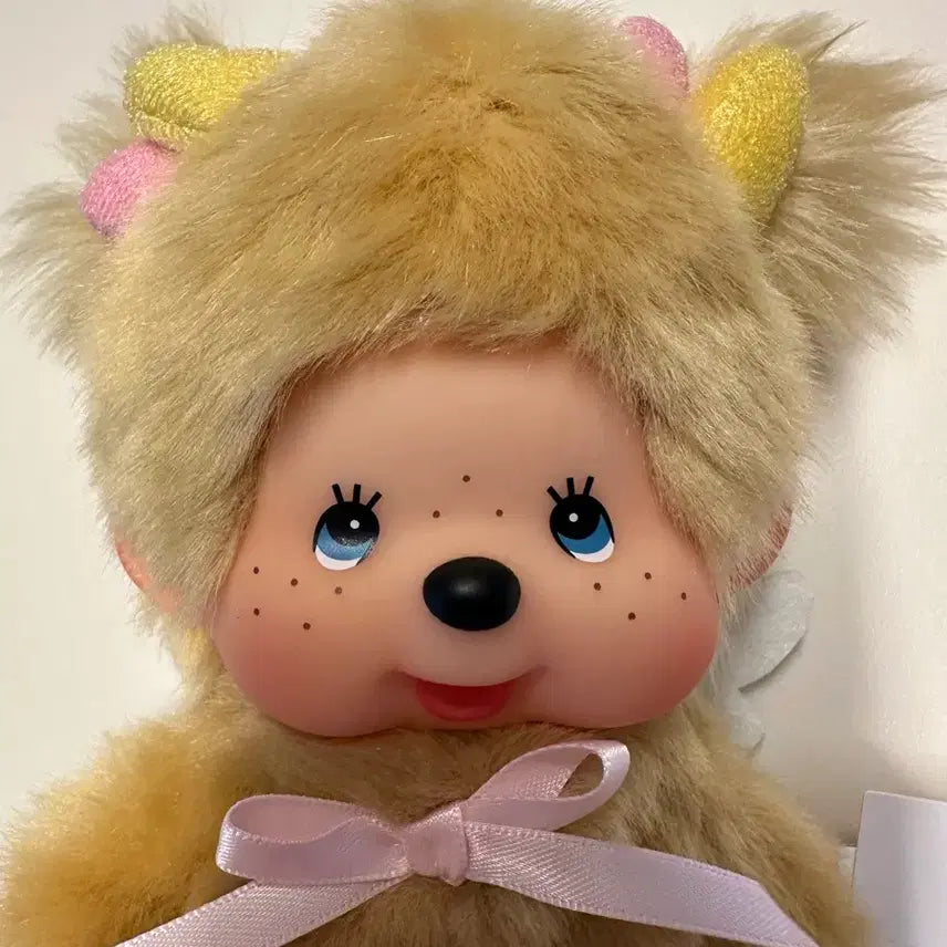 [BUNJANG] Monchhichi 50th Anniversary Happy Angel Monchhichi S / 몬치치 50주년 해피엔젤 몬치치S 새상품