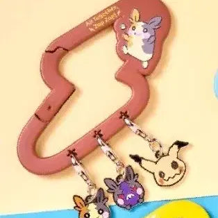 [BUNJANG] Morpheco Pokemon Metamon Playground Carabiner Keychain / 모르페코 성수 메타몽 놀이터 포켓몬 포레스트 카라비너 키링판매