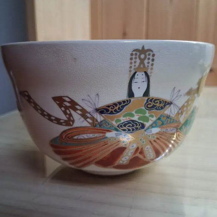 [BUNJANG] Japanese Figure Celadon Tea Bowl / 202 일본 인물문 다완