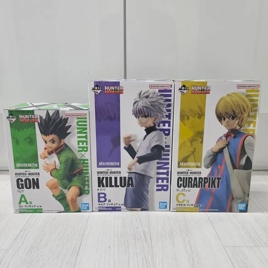 [BUNJANG] Hunter x Hunter Ichiban Kuji A, B, C Prize Bundle Set (Opened) / [개봉품] 헌터헌터 A상 B상 C상 제일복권 일괄