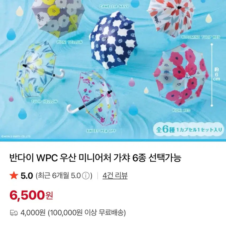 [BUNJANG] Bandai Sylvanian Families Umbrella Gachapon Accessory / 반다이 우산 가챠 실바니안 인형 소품