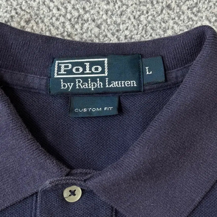 [BUNJANG] Polo Ralph Lauren Embroidered Short Sleeve Polo Shirt / 폴로 랄프로렌 반팔 카라티 L