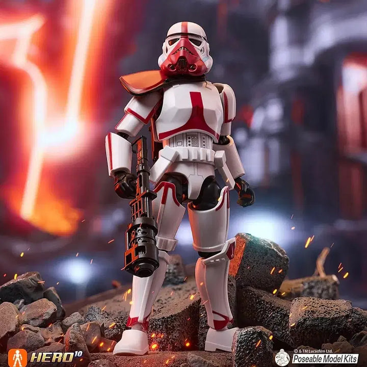[BUNJANG] Blocky Star Wars Mandalorian Incinerator Stormtrooper Figure Kit / 블로키 스타워즈 만달로리안 스톰트루퍼 인시너레이터 피규어 킷