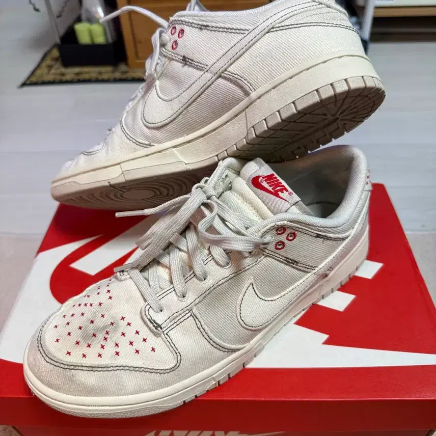 [SOLD OUT] [280] 나이키 덩크 로우 베이지 레드