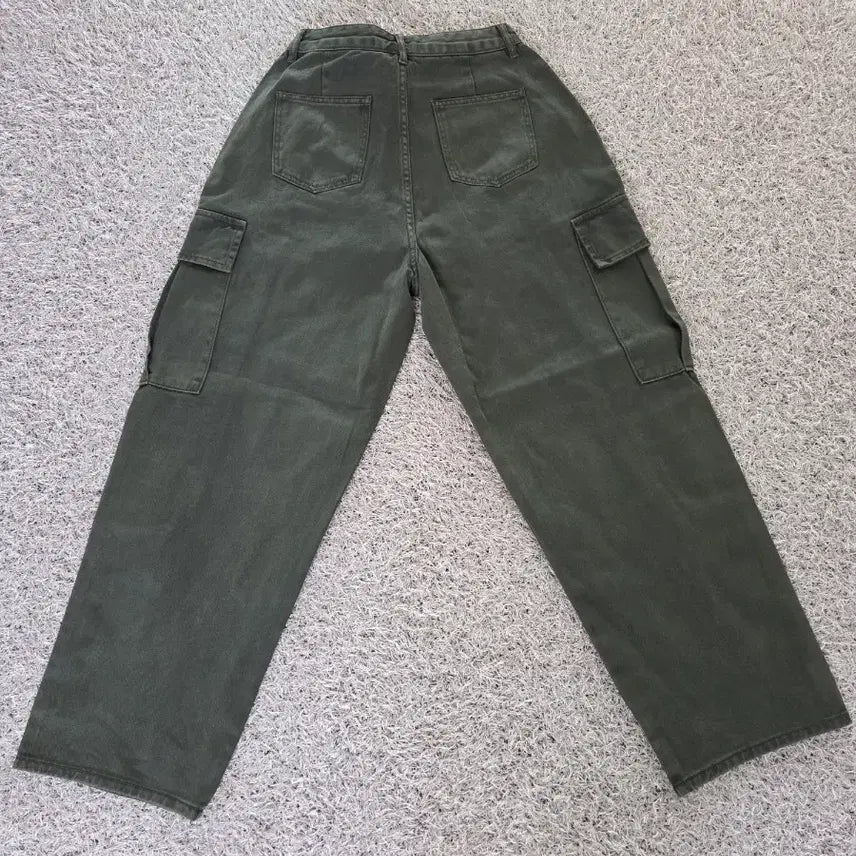 [SOLD OUT] 토피 가먼트 다잉 카고 데님 팬츠 (KHAKI) TOFFEE