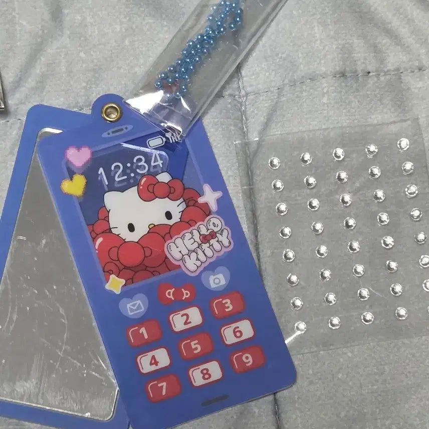 [BUNJANG] Sanrio Hello Kitty Phone Mirror Keychain / 헬로키티 폰 미러 키홀더 (정품.일본구입