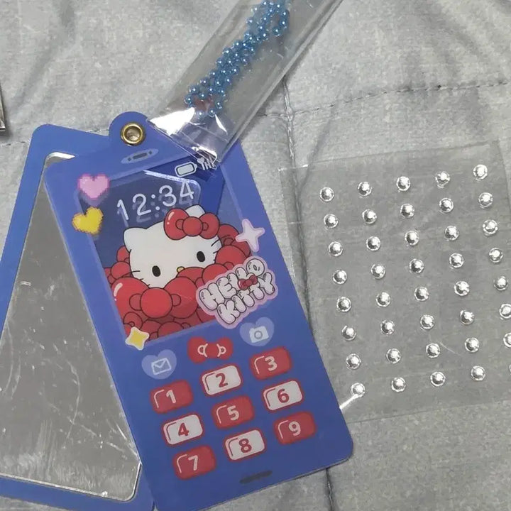 [BUNJANG] Sanrio Hello Kitty Phone Mirror Keychain / 헬로키티 폰 미러 키홀더 (정품.일본구입
