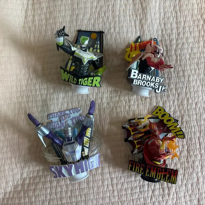 [BUNJANG] Tiger &amp; Bunny Figure Chess Collection (Set of 4) / 타이거 앤 버니 피규어 체스 컬렉션 4종