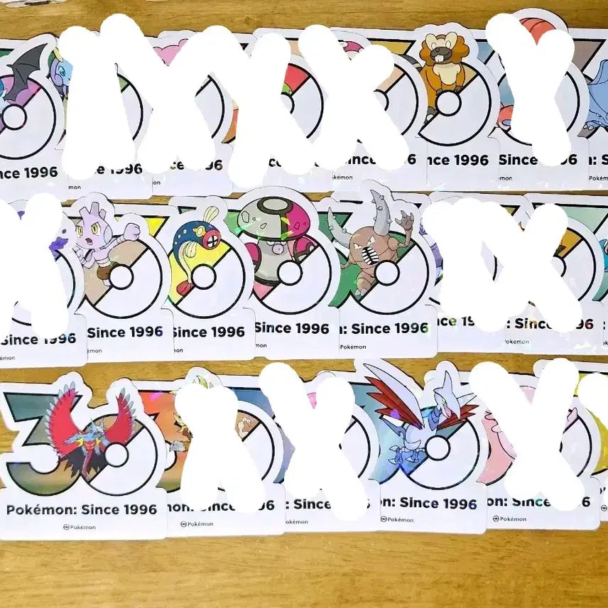 [BUNJANG] Pokemon 30th Anniversary Logo Sticker / 포켓몬 30주년 로고 스티커 판매합니다