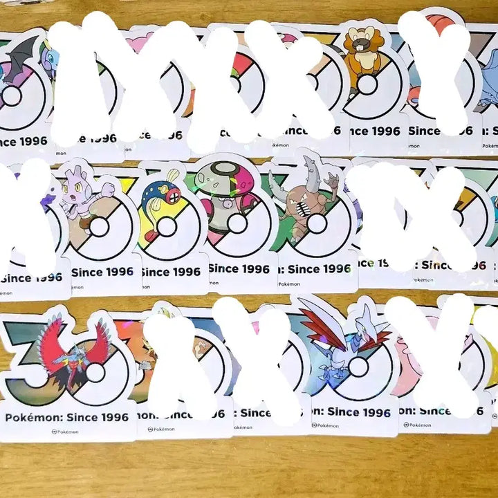 [BUNJANG] Pokemon 30th Anniversary Logo Sticker / 포켓몬 30주년 로고 스티커 판매합니다