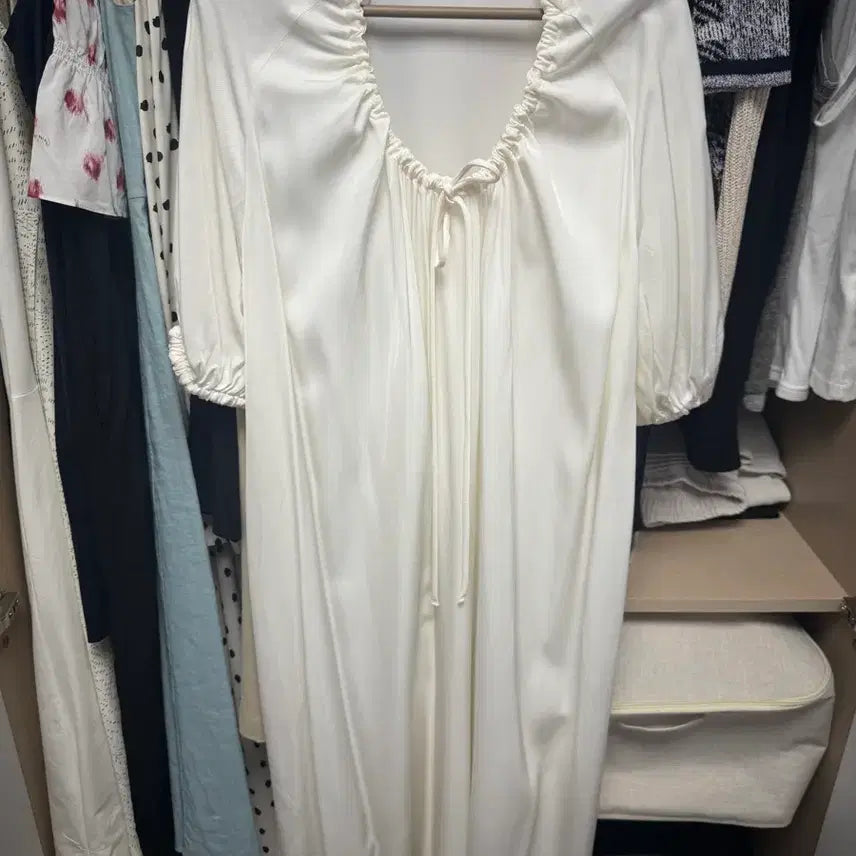 [BUNJANG] COS White Long Dress / COS 코스 화이트 롱 원피스