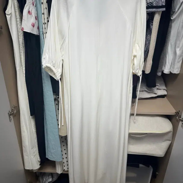 [BUNJANG] COS White Long Dress / COS 코스 화이트 롱 원피스