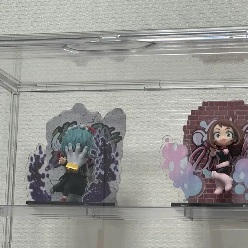 [BUNJANG] My Hero Academia Rement Wall Art Collection Figures (Uraraka/Shigaraki) Bundle Set / 나히아 리멘트 월아트 컬렉션 피규어 (우라라카/시가라키) 일괄